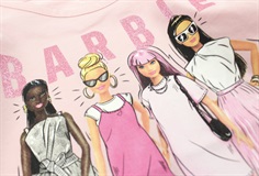 Name It parfait pink glitter Barbie top